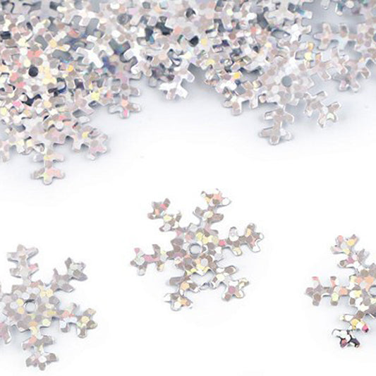 Schneeflocken Glitzer Streudeko