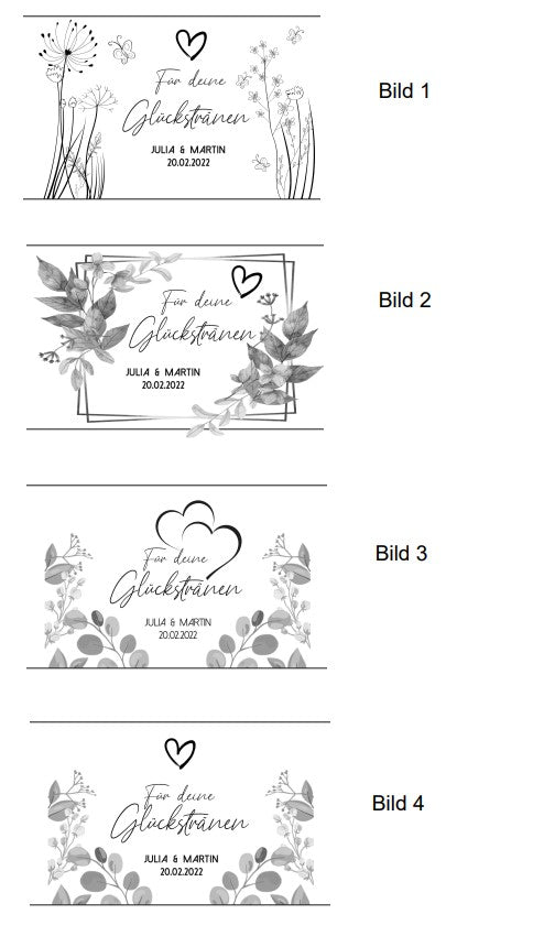 Tears of happiness / tears of joy towels made of cotton 21x21cm