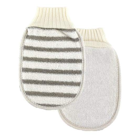 Bath glove round terry cloth 20x14cm