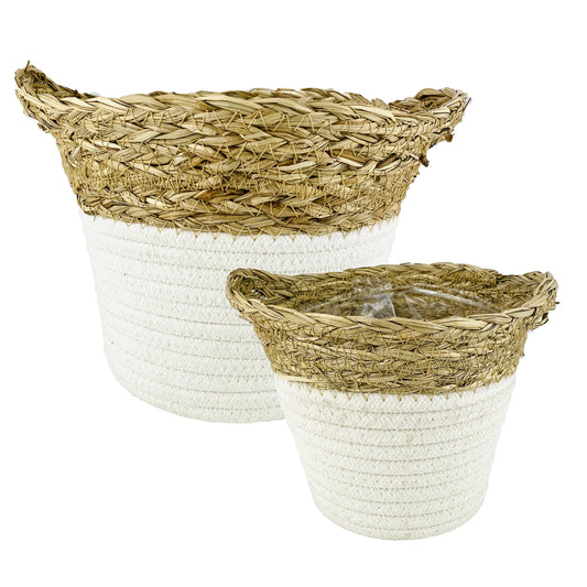 Seagrass Basket with Handles