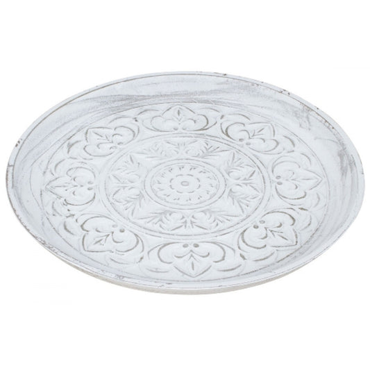 Tablett Teller mit Ornamente 33cm