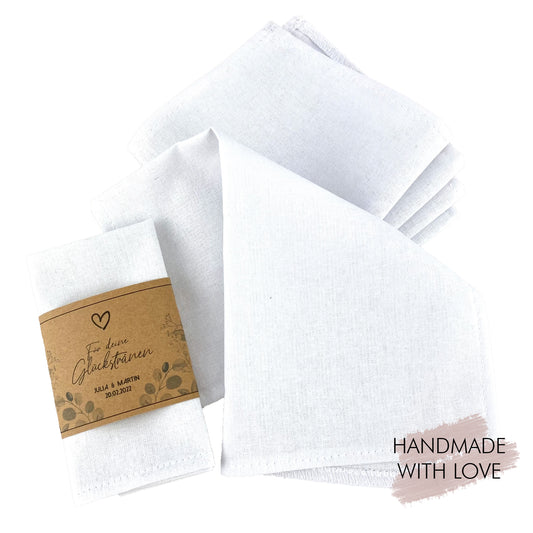 Tears of happiness / tears of joy towels made of cotton 21x21cm