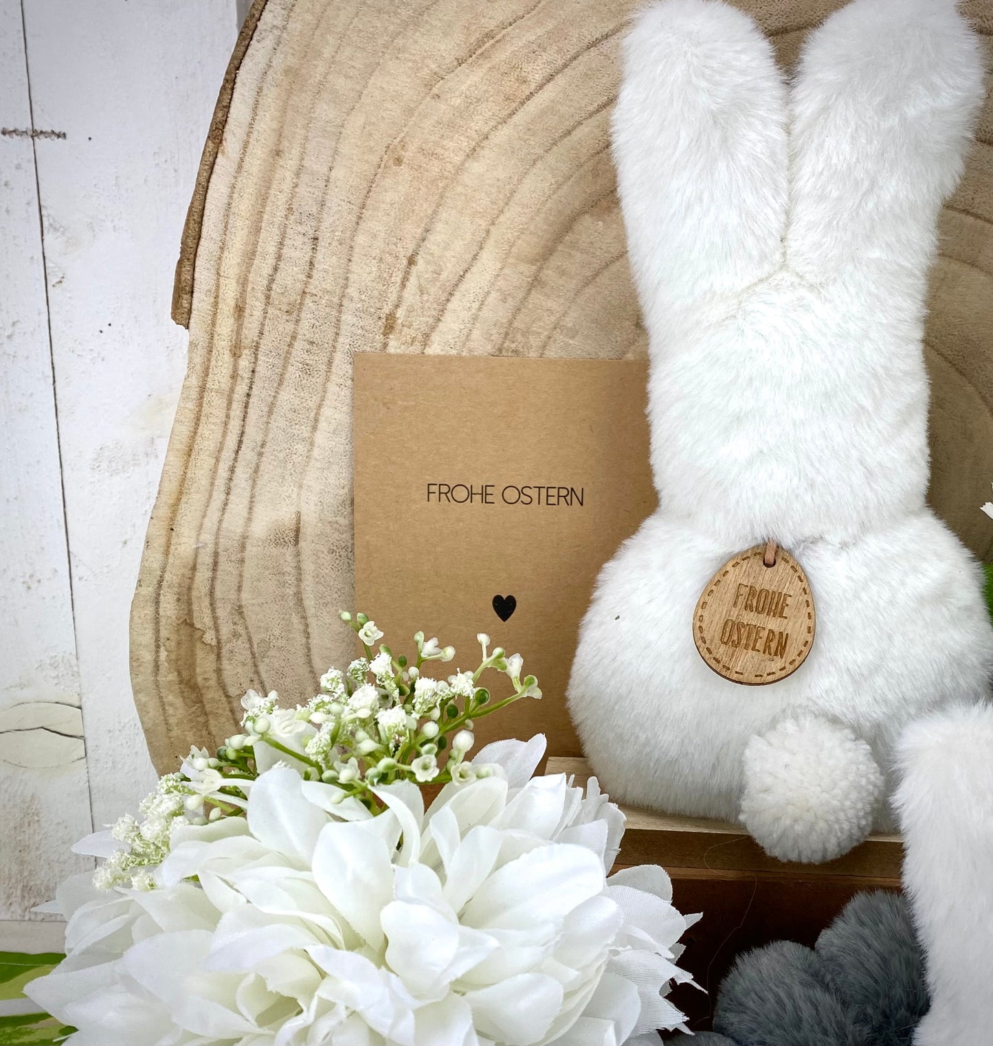 Postkarten Ostern im 4er Set in Braun