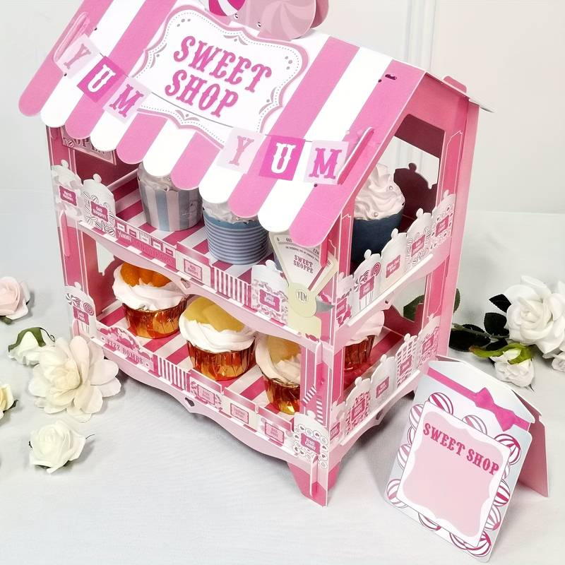 Sweet Candyshop Pappaufsteller 15er Set