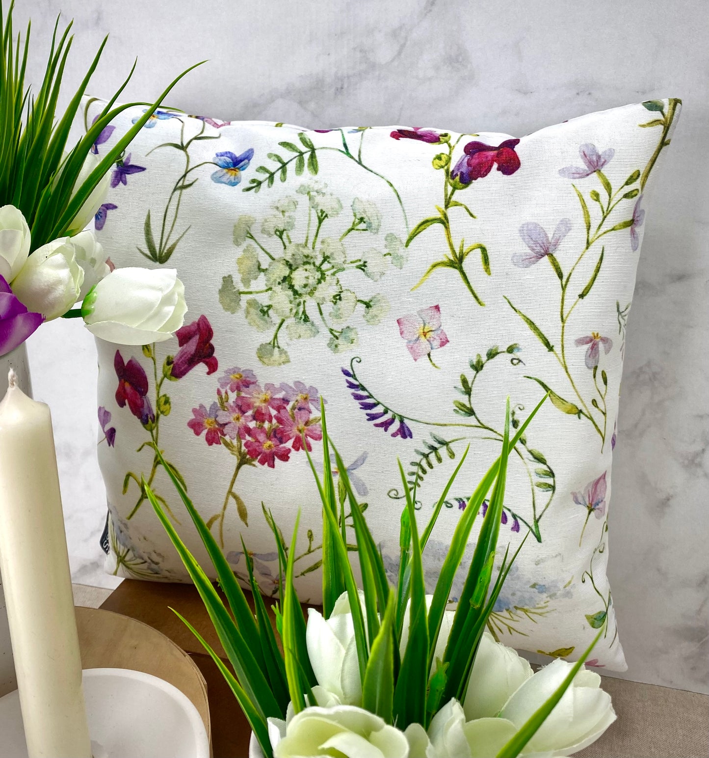 Kissen Colorful Flower 30x30cm