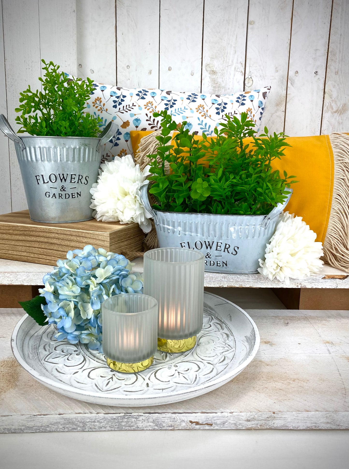 Tablett Teller mit Ornamente 33cm