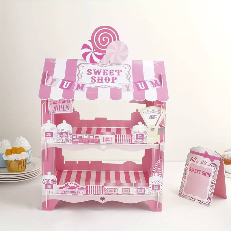 Sweet Candyshop Pappaufsteller 15er Set