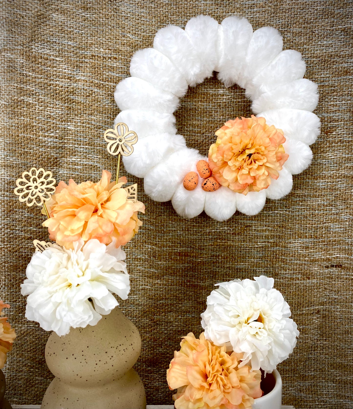 Kunstfell Kranz Elisa in 20-30cm