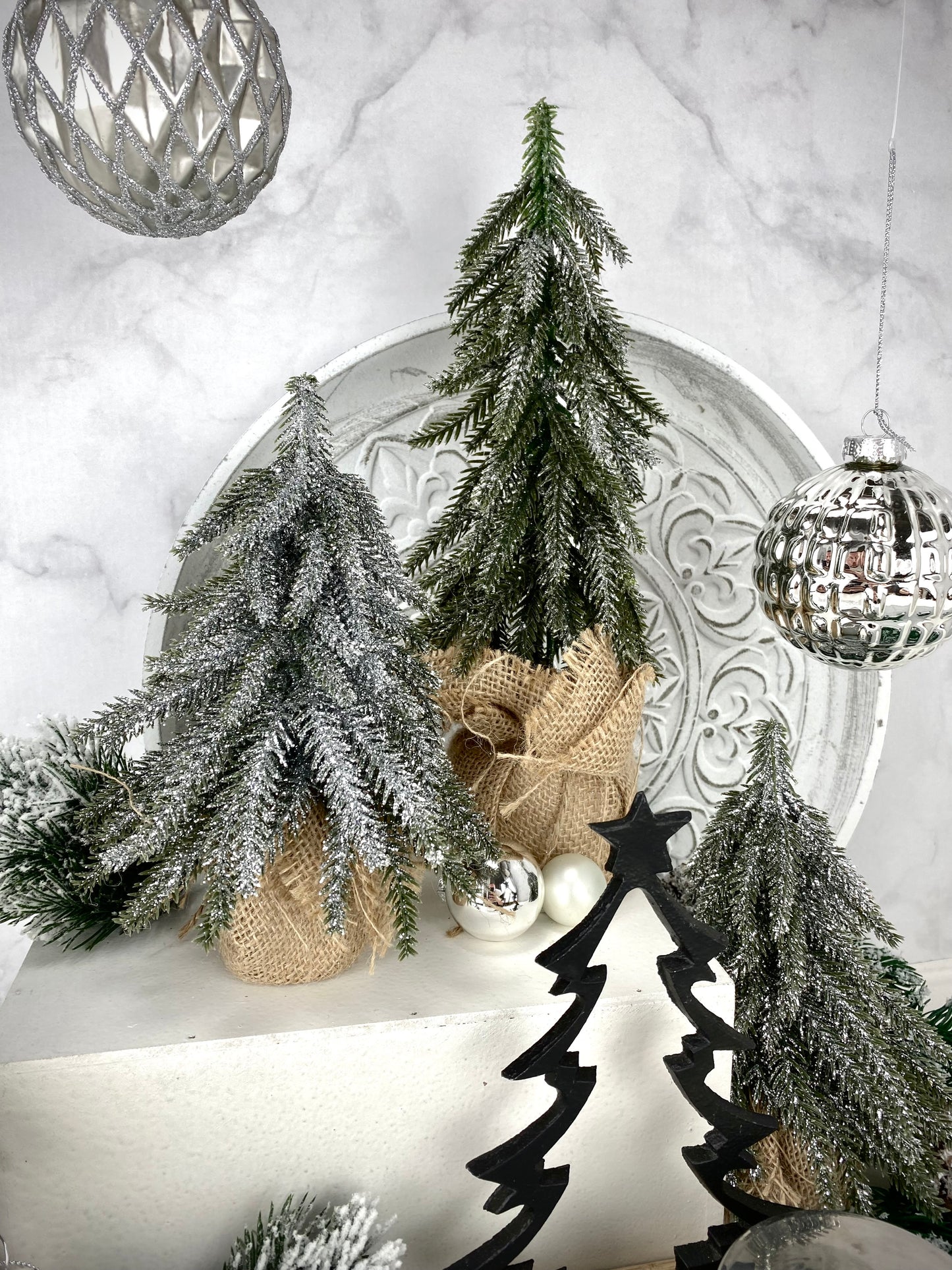 Tablett Teller mit Ornamente 33cm