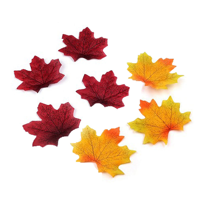 Artificial maple leaves pack of 10