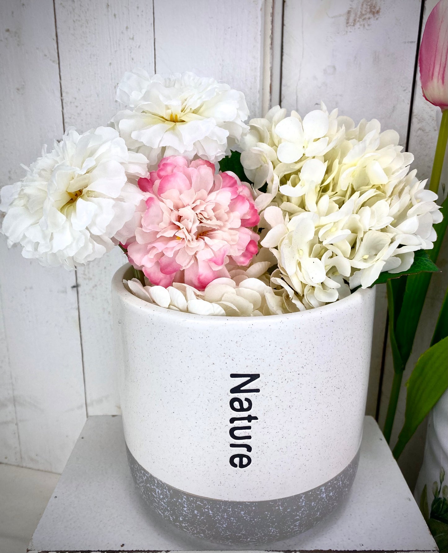 Übertopf Nature White