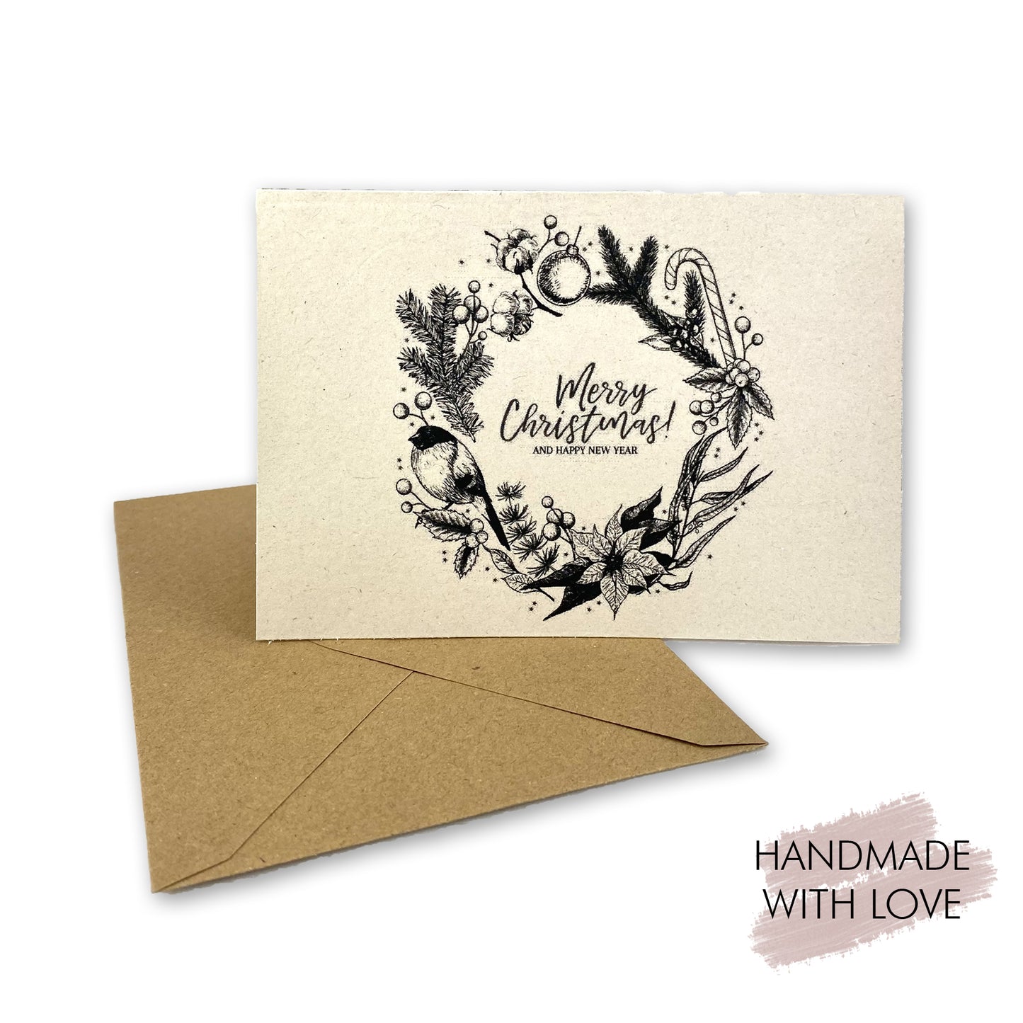 Klappkarten aus Zuckerrohrpapier