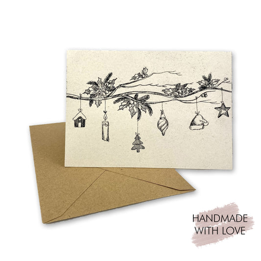 Klappkarten aus Zuckerrohrpapier