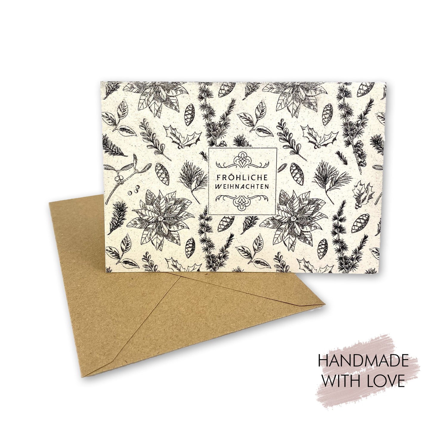 Klappkarten aus Zuckerrohrpapier