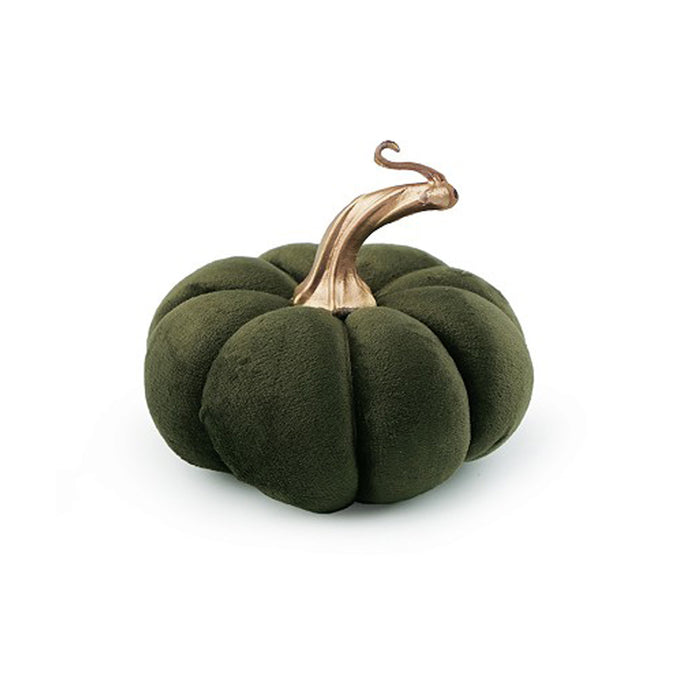 Velvet pumpkin with stalk 10cm