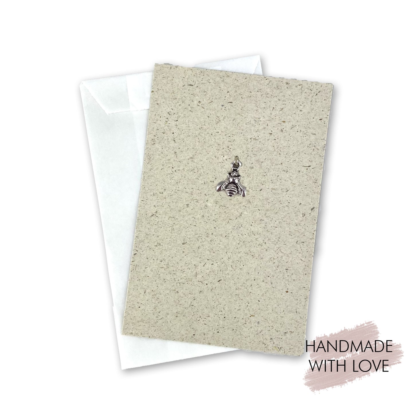 Mid Grußkarten mit Umschlag aus Graspapier