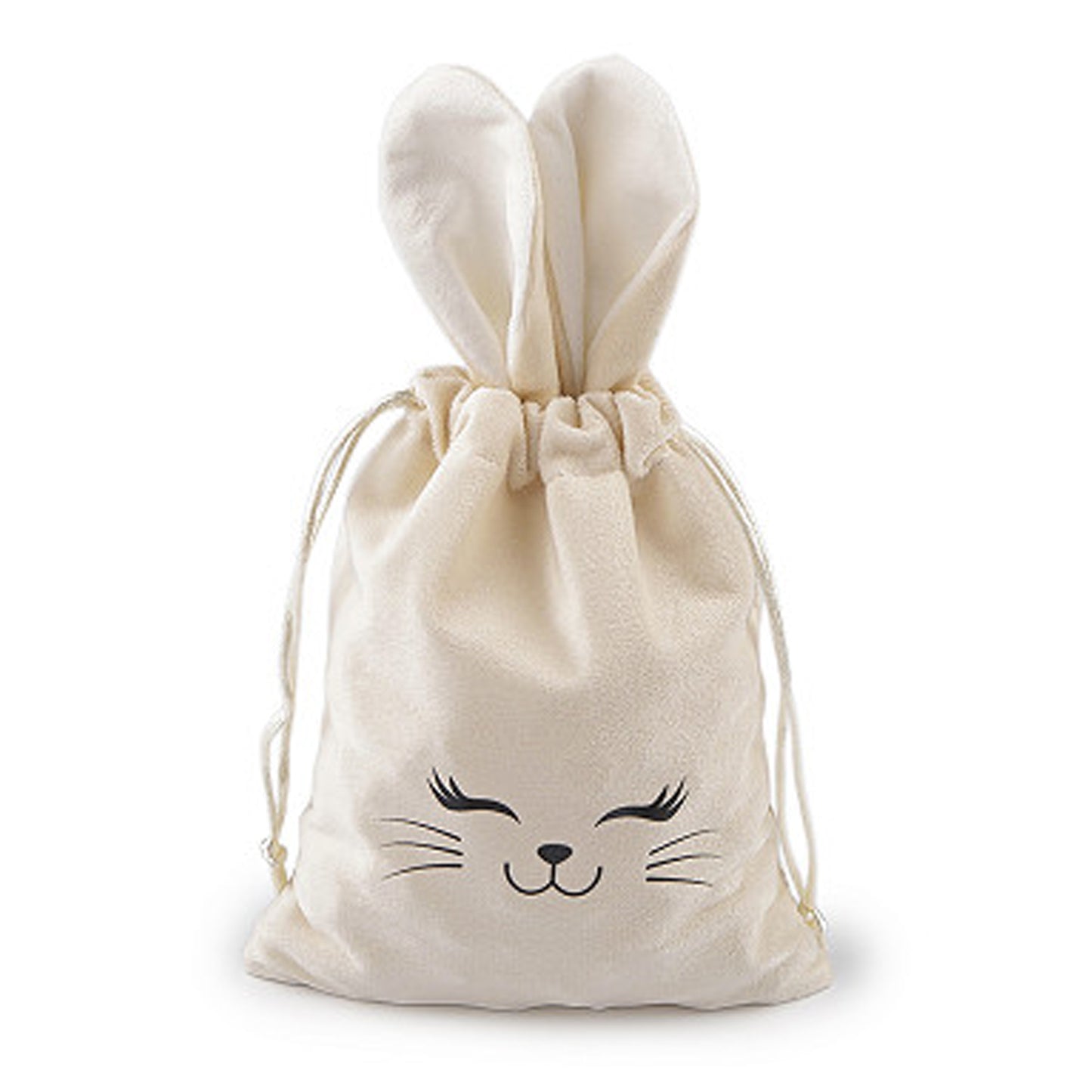 Geschenkbeutel Samt Hase 15x28cm