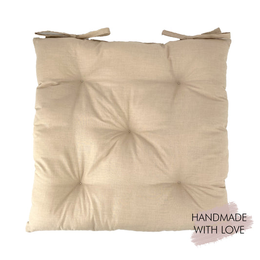 Seat cushion Luna Beige approx. 40x40cm