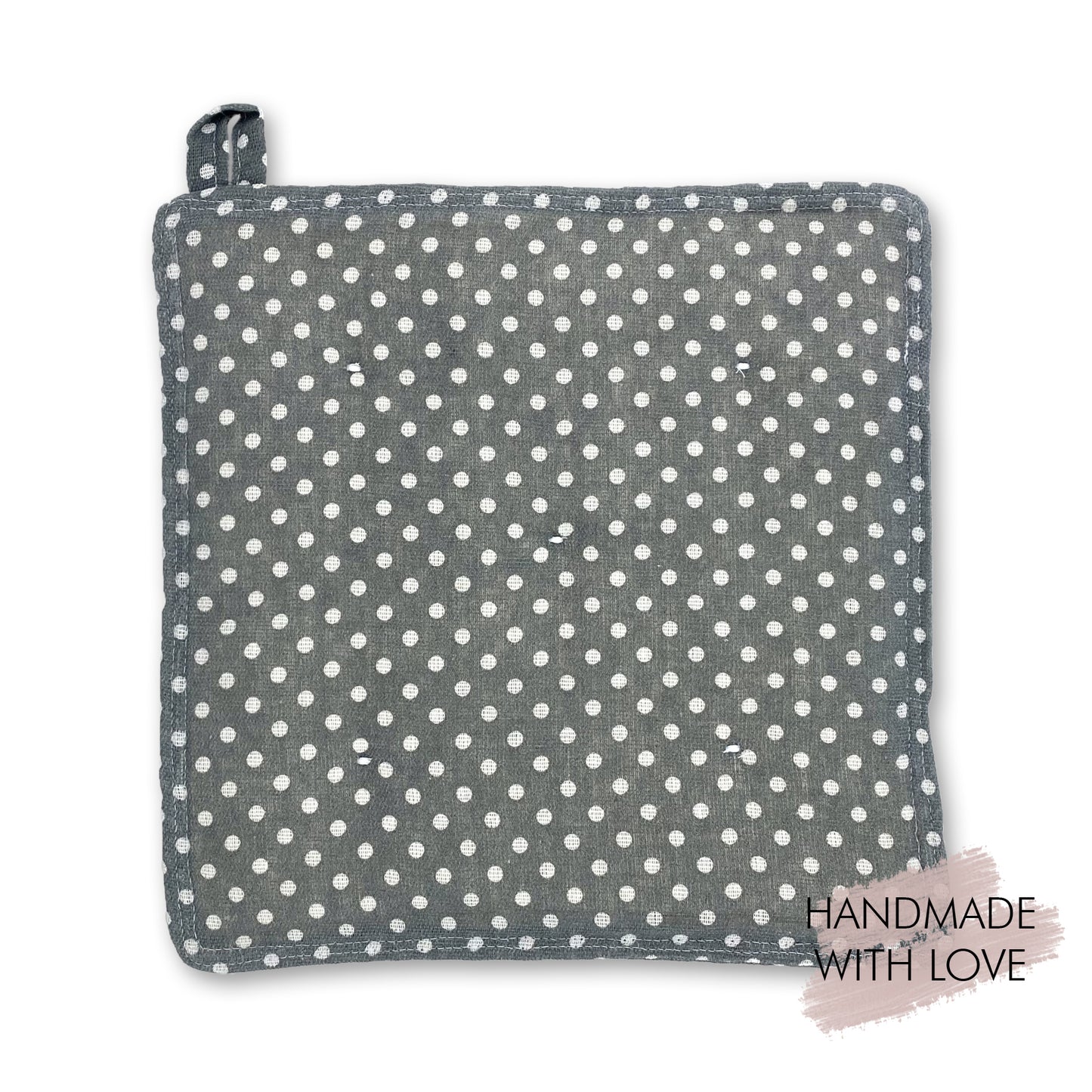 Potholder XXL Black Dots