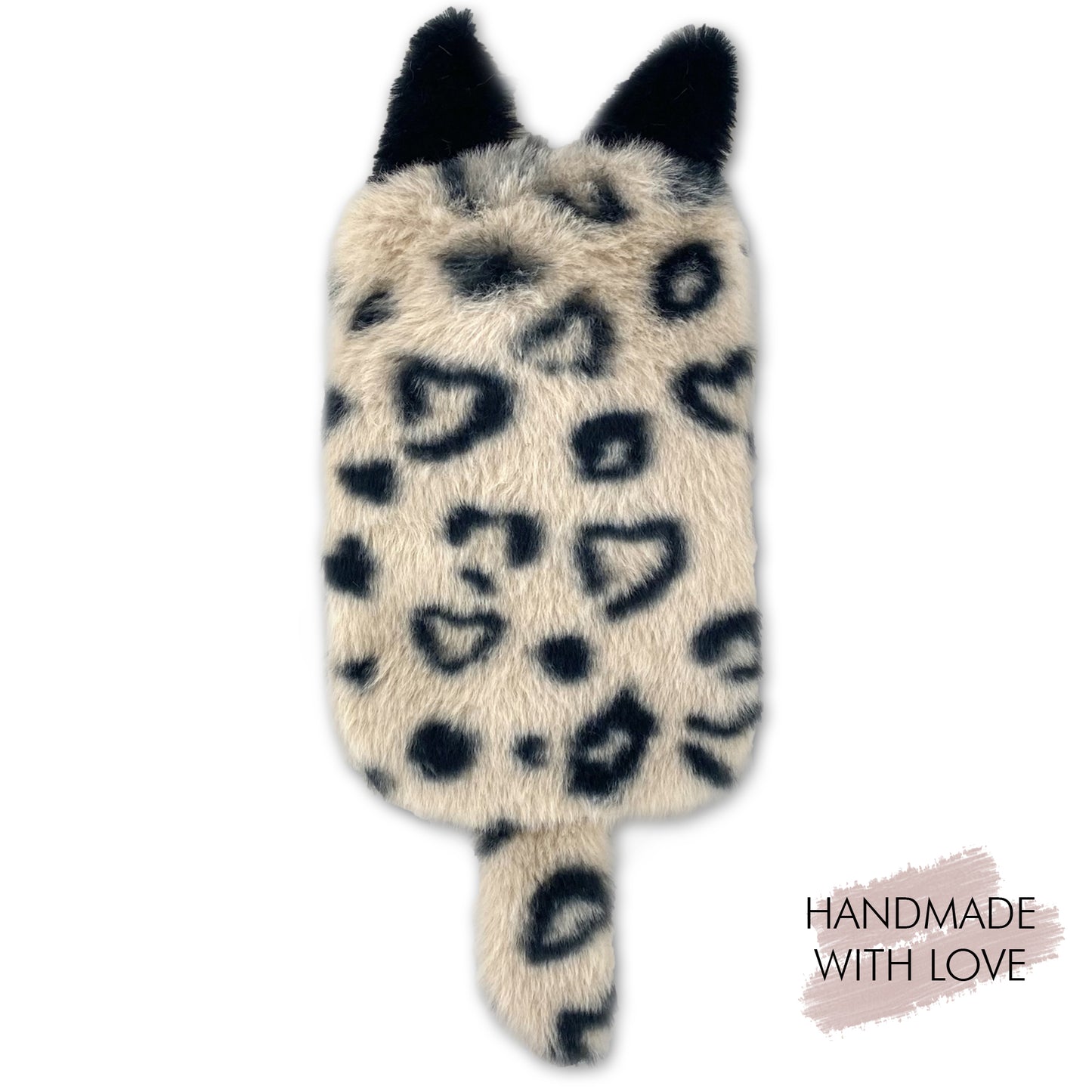 Mini Wärmflaschen Panda & Leopard