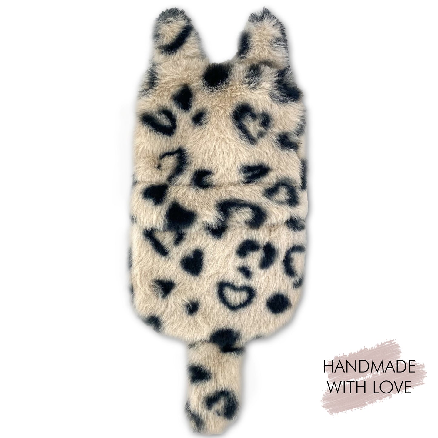 Mini Wärmflaschen Panda & Leopard