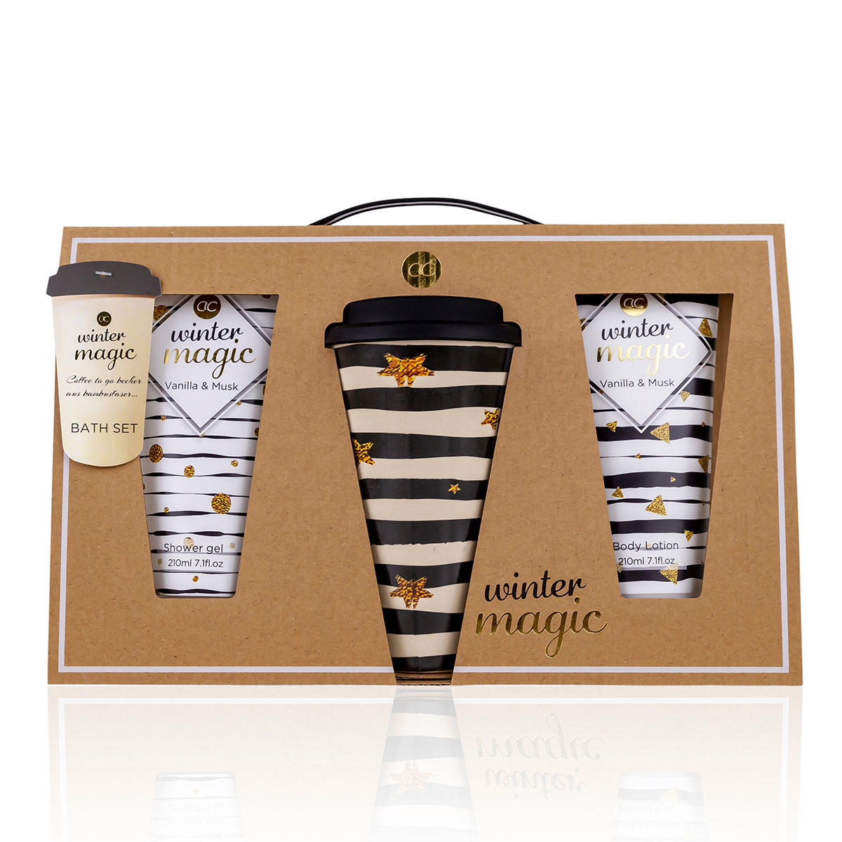 Gift set with drinking cup