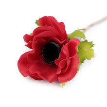 Load image into Gallery viewer, Anemone Artificial Red approx. 26cm
