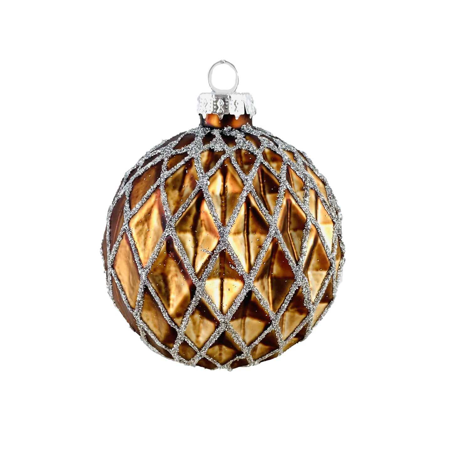 Christmas Baubles Luxury Black Copper