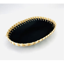 Load image into Gallery viewer, Decorative bowl oval with braided edge
