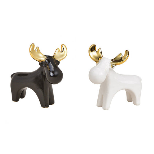 Ceramic Christmas moose