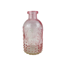 Load image into Gallery viewer, Glass bottle with ornament 7x13cm
