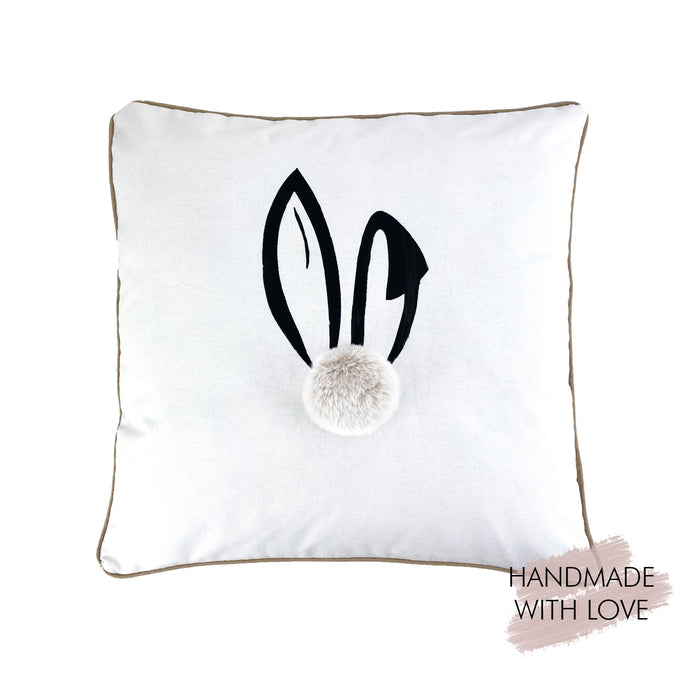 Cushion cover Bunny with bobble