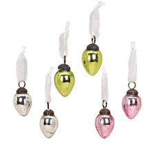 Load image into Gallery viewer, Mini glass egg charms 2x4cm
