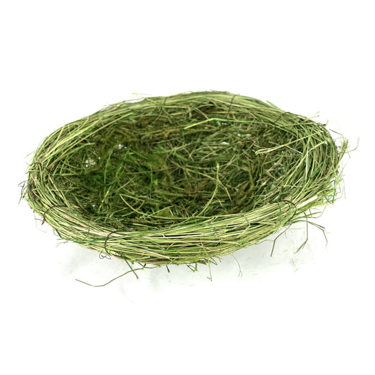 Natural Easter nest made of grass &amp; moss