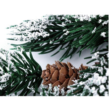 Load image into Gallery viewer, Spruce branch with cones &amp; snow
