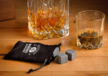 Load image into Gallery viewer, Set of 15 whiskey ice cubes in a wooden box
