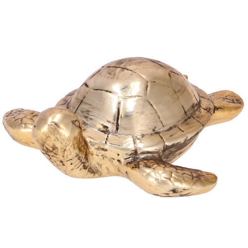 Keramik Schildkröte gold - Patjess